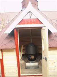 sauna en hottub